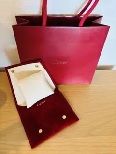 CARTIER カルティエ ジュエリー保存袋　ショッパー 袋 付き