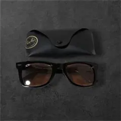 木村拓哉　Ray-Ban WAYFARER ブラック　レンズブラウン　y2k