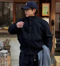 yolo スタンドアップウールジャケット