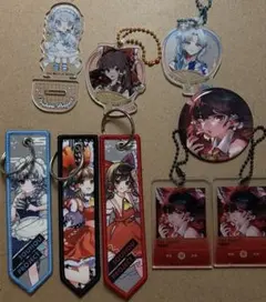 東方Project グッズまとめ売り キーホルダー 缶バッジ