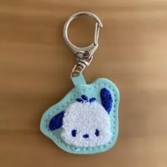 サンリオキャラクターズ サガラ刺繍 キーホルダー ポチャッコ
