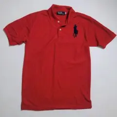Polo by Ralph Lauren 赤 ポロシャツ ビッグポニー Mサイズ