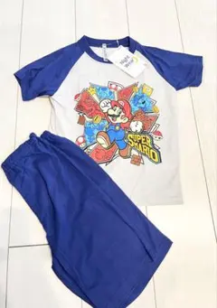 新品 マリオ キッズ 男の子 半袖 半ズボン パジャマ 120cm