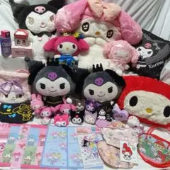 マイメロディ　ぬいぐるみ・キーホルダー・クッション・バック・小物入etc ３９点