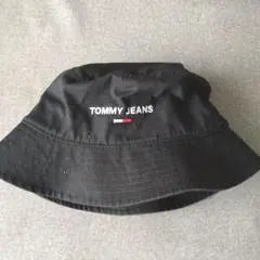 TOMMY JEANS トミージーンズ　ブラック バケットハット　バケハ