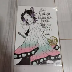 鬼滅の刃　無限城編　第一章　来場者特典　吾峠呼世晴　描き下ろし　胡蝶しのぶ