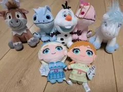 アナと雪の女王 ぬいぐるみ 7点セット