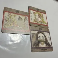無限列車編　コースターセット　煉獄杏寿郎　竈門ねずこ