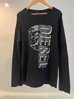 DIESEL ブラック 長袖カットソー