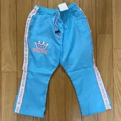 【新品、RRC】女の子用　ブルーのウィンドブレーカーパンツ　９０ｃｍ