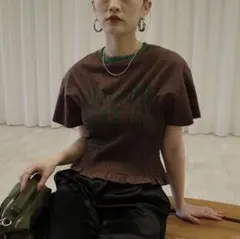 MEDI SHIRRING CONCEPT TEE amate限定カラーのサムネイル