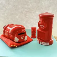 2005年 愛・地球博 郵便ポスト型貯金箱（大サイズ）限定非売品 箱付き