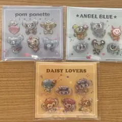 【3種類】ナルミヤキャラクターズ セブンイレブン オリジナルぷっくりシール