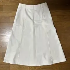 ユニクロ UNIQLO★アイボリー台形スカート