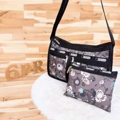 タグ付き LeSportsac プーさん デラックスエブリデイ ポーチ付き 