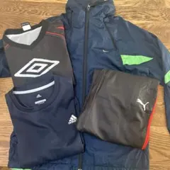 Nikeジャケット・Adidasトレーナー・Pumaパンツ・アンブロピステ