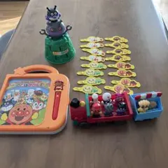 アンパンマン 知育玩具 だだんだん SLマン ことばずかん まとめ売り