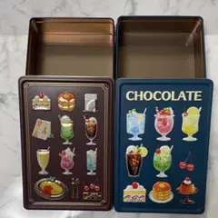 【2缶】喫茶メニュー缶　メリーチョコレート　缶のみ