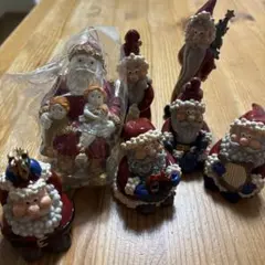 ①サンタ置物6➕オーナメント1