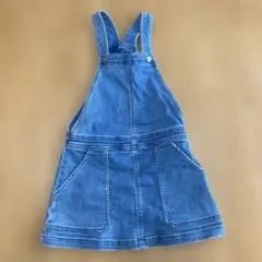 プチバトー　デニムジャンバースカート
