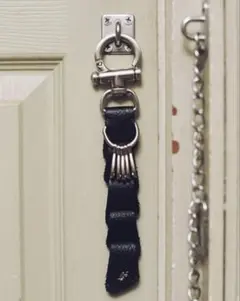Llife LEATHER KEY CHAIN ブラック
