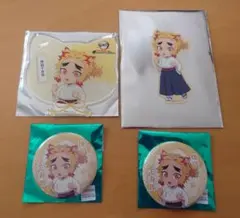 鬼滅の刃　煉獄千寿郎　ナンジャタウン　缶バッジ　アクリルコースター ステッカー