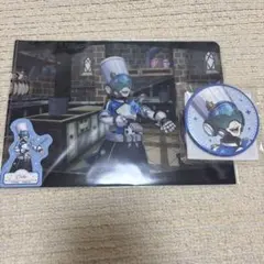 ツイステ マスターシェフくじ オルト クリアファイル　缶バッジ
