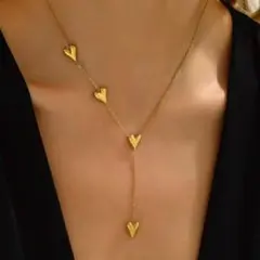 ハート ゴールド ネックレス