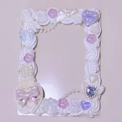 b7 硬質ケース ホイップデコ 白 紫