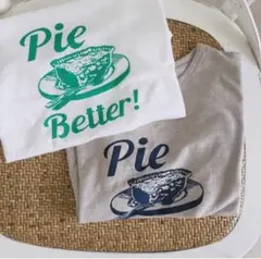 ELMO Pie Better パイ柄　ゆったりデザインキッズTシャツ130のサムネイル