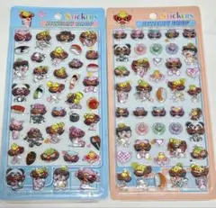 ツヤのある硬いシール◆2枚セット◆ヒスミニ