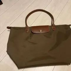 LONGCHAMP トートバッグ L カーキ