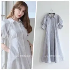 ス*カ様 Her lip to Noble Shirt Dress - メルカリ