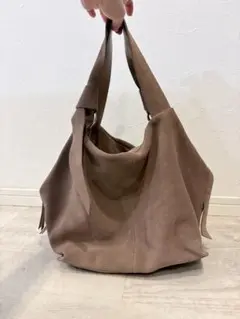 Muori Suède Boston Bag スエードボストンバッグ ブラウン - メルカリ