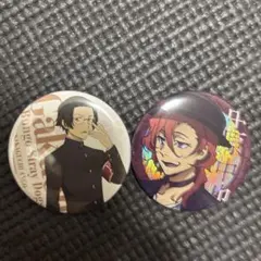 文豪ストレイドッグス 中原中也 坂口安吾 缶バッジ