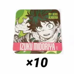 ヒロアカ　緑谷　アートコースター　原画展