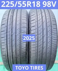 【2025年製】225/55R18 トーヨータイヤTOYOTIRES本/日本製のサムネイル