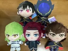 コードギアス 反逆のルルーシュ ぷれちゃす ぬいぐるみ 黒の騎士団 全