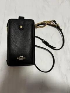❀即購入可能❀　新品 COACH CU170 レザーウォレットポーチ 黒 ❀即購入可能❀様専用 新品 COACH CU170 レザーウォレットポーチ 黒