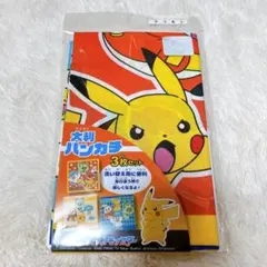 新品　ポケットモンスター 大判ハンカチ 3枚セット　ナフキン　ランチクロスのサムネイル