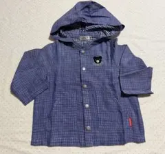 DOUBLE.B クマ刺繍 フード付きアウター