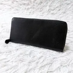 極美品　キタムラ　長財布　ラウンドファスナー　ブラック　黒のサムネイル