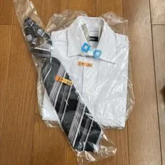 長袖シャツ　110 ネクタイ付き　フォーマル
