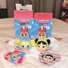 POP MART CRYBABY×パワーパフガールズ ぬいぐるみ 2点セット