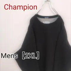 G63【US輸入】Champion(チャンピオン)　スウェット【2XL】ブラック