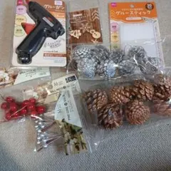 グルーガンと装飾素材セット