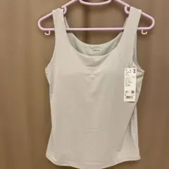 UNIQLO　エアリズム　ブラタンクトップ　ライトグレー　Ｌサイズ