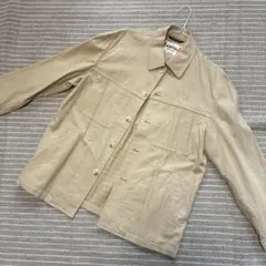 【美品】マックレガー シャツジャケット M ベージュ ライトアウター 春秋 古着のサムネイル