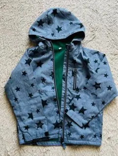 星柄フード付きジャケットパーカー　キッズ130