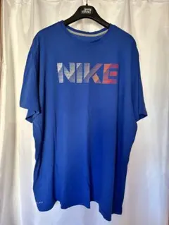 NIKE DRI-FIT 青 Tシャツ